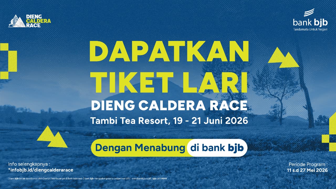 Bank BJB Perkuat Sport Tourism Nasional Melalui Dieng Caldera Race 2026