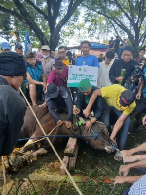 BAZNAS Jabar Hadirkan Kebahagiaan Iduladha bagi Masyarakat Melalui Distribusi Kurban