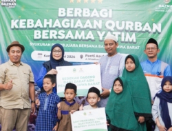 Momentum Iduladha dan Persib Juara, BAZNAS Jabar Santuni Anak Yatim di Panti Ulul Albab