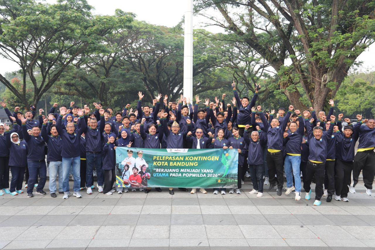 Menuju POPWILDA Jabar 2026, Kontingen Kota Bandung Dilepas dengan Semangat Juara