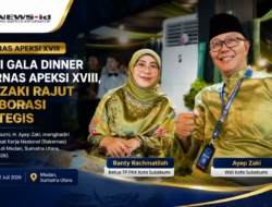 Hadiri Gala Dinner Rakernas APEKSI XVIII, Wali Kota Sukabumi Ayep Zaki Perkuat Kolaborasi Antar Daerah