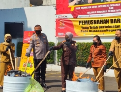 Kejari Kota Sukabumi Musnahkan 112 Ribu Obat Terlarang dan Ratusan Gram Narkoba dari 85 Perkara Inkracht