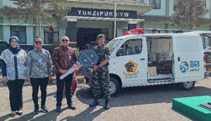 Program TJSL BRI Peduli Hadirkan Ambulans untuk Yonzipur 3/YW Bandung, Tingkatkan Layanan Darurat Medis