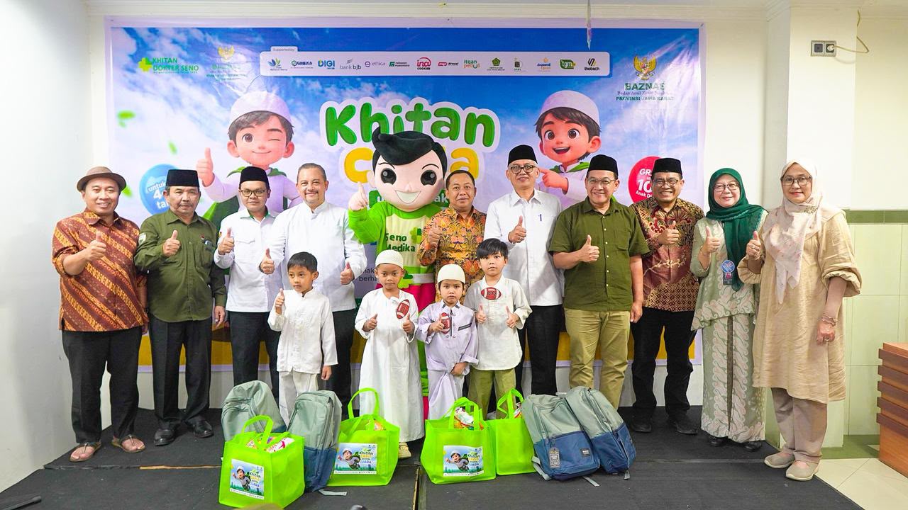 Kolaborasi BAZNAS Jabar dan Mitra Wujudkan Khitan Ceria untuk 100 Anak di Bandung