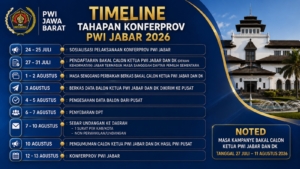 Sukseskan Konferprov PWI Jabar 2026, Panitia Tekan Anggaran dari Rp1 Miliar Menjadi Rp450 Juta