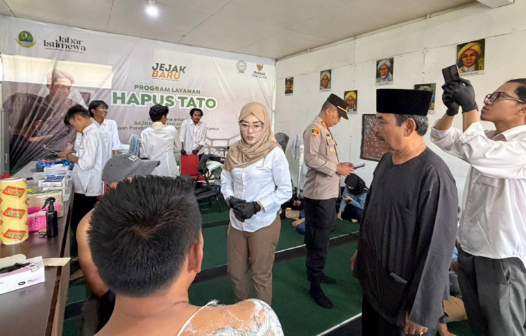 Lewat Program Jejak Baru, BAZNAS Jabar Dorong Pemberdayaan Masyarakat dengan Layanan Hapus Tato Gratis