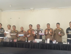 Satpol PP Kota Sukabumi Sita Lebih dari 7.000 Batang Rokok Ilegal dalam Operasi Gabungan
