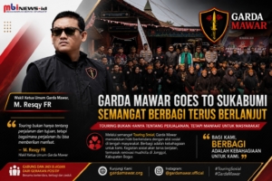 Garda Mawar Goes to Sukabumi, Touring Dikemas dengan Aksi Sosial