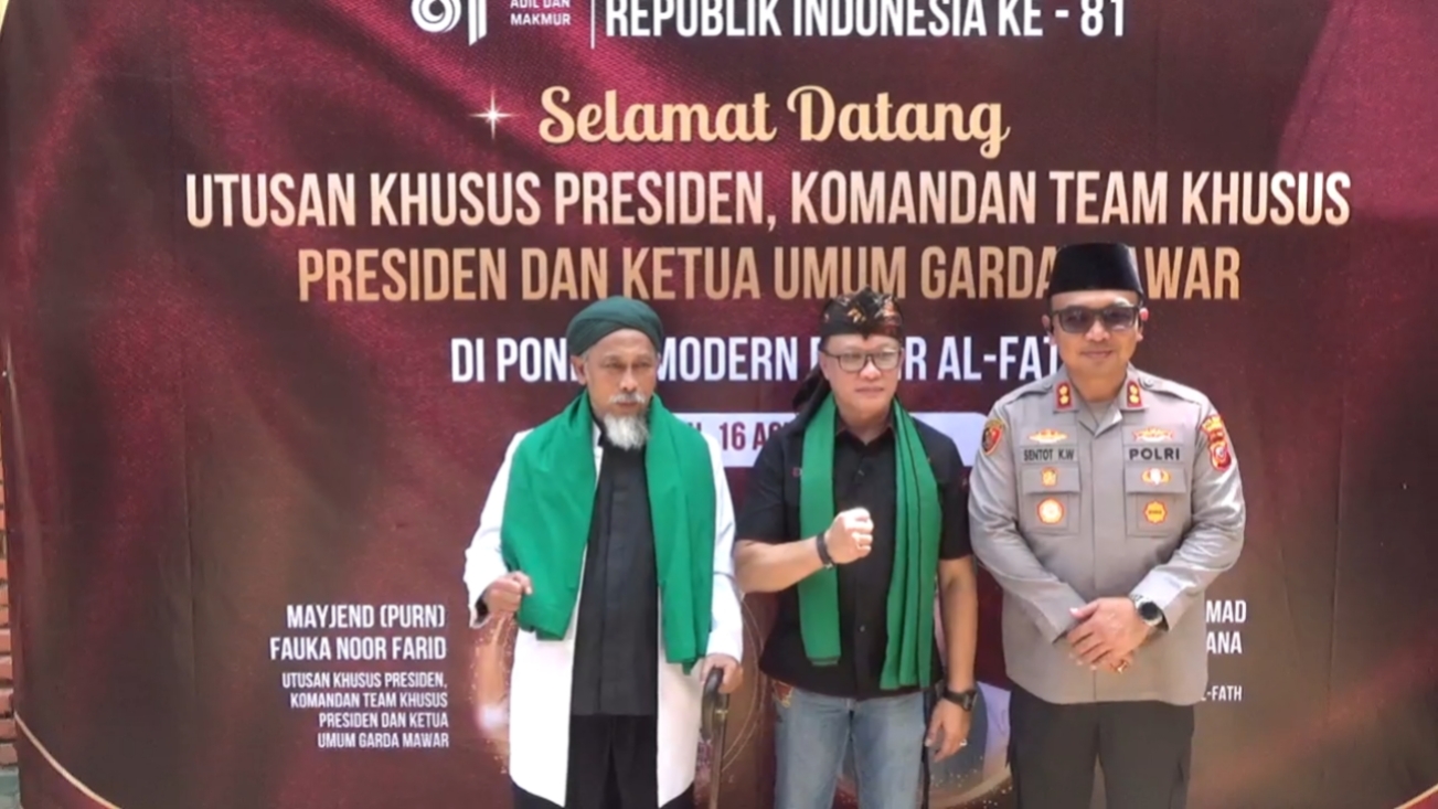 Utusan Khusus Presiden Prabowo Kunjungi Sukabumi, Gandeng Pesantren Jaga Persatuan