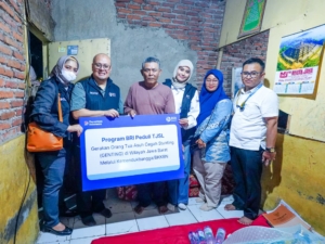 BRI Peduli Gandeng Program GENTING, Tiga Rumah Keluarga Risiko Stunting Direnovasi