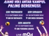 MOJI dan VIDIO Siarkan Liga Voli Mahasiswa 2026, Ajang Lahirkan Talenta Voli Kampus