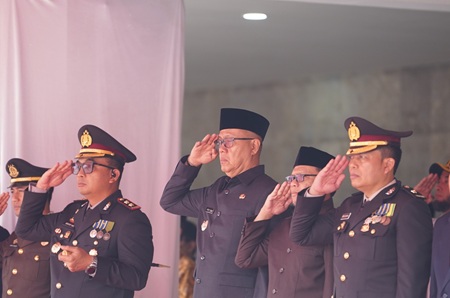 Hadiri HUT ke-81 TNI, Wali Kota Sukabumi Tegaskan Pentingnya Sinergi Pemda dan TNI
